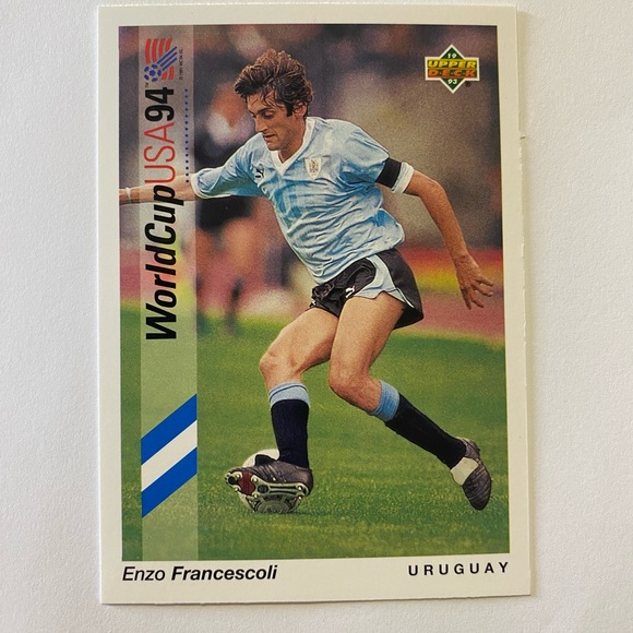 RARE ENZO FRANCESCOLI  ROOKIE WORLD CUP CARD. MINT! - Picture 1 of 2